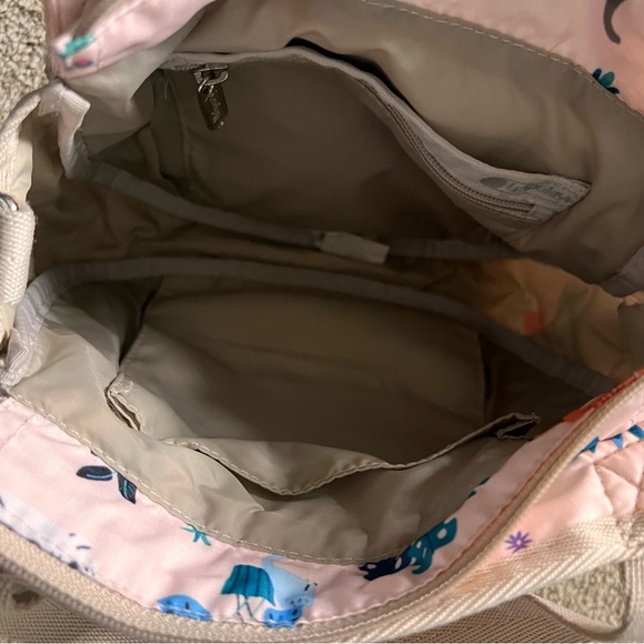 LeSporsac Pink Cat Cute Bag Shoulder Crossbody Small - Picture 4 of 7